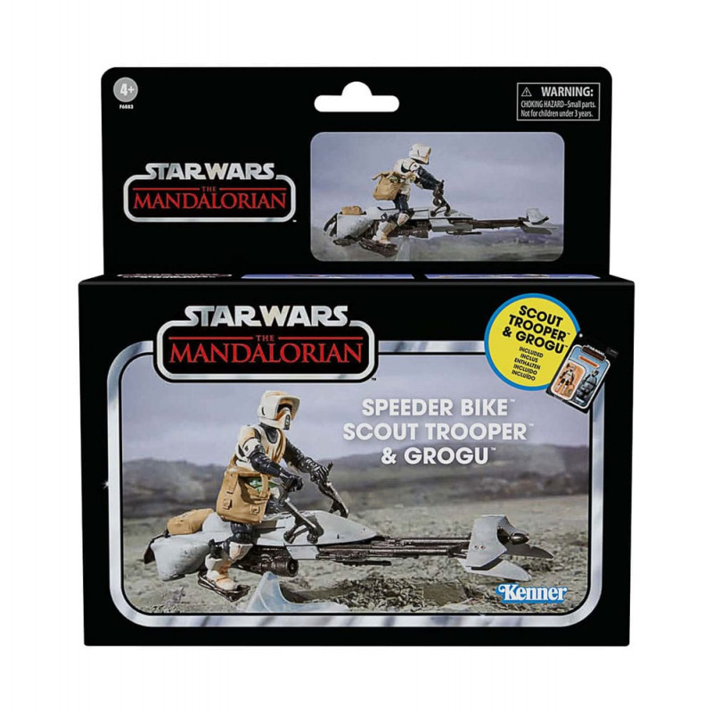 Speeder Bike Scout Trooper & Grogu