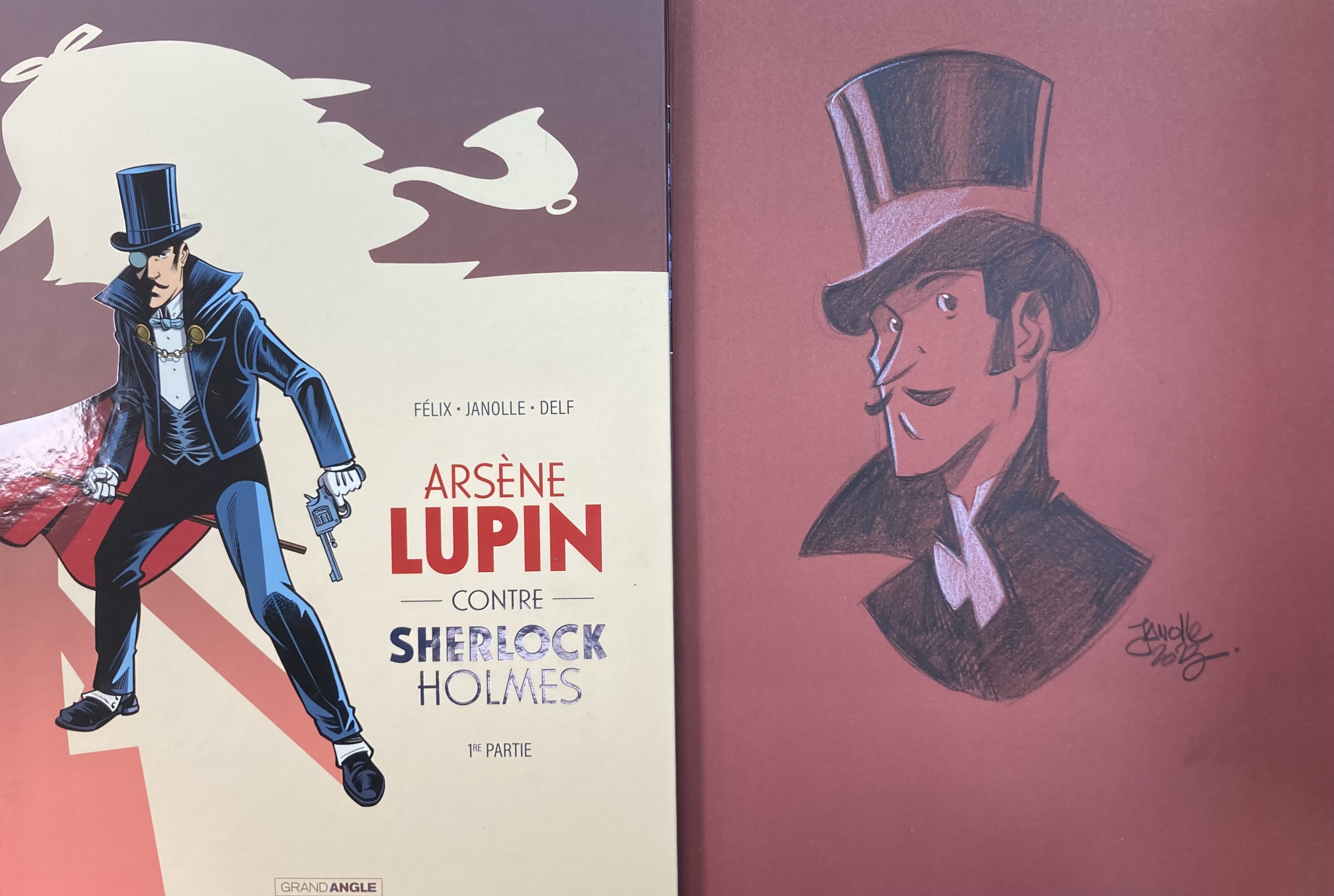 ARSENE LUPIN CONTRE SHERLOCK HOLMES TOME 1 DÉDICACÉ N°2