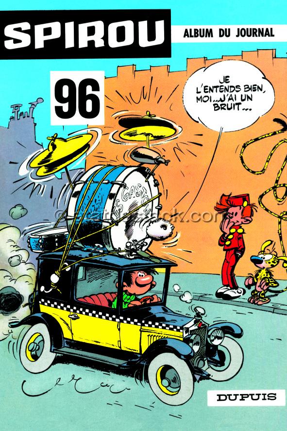 CARTE POSTALES N°12 FRANQUIN - ALBUM DU JOURNAL SPIROU N°96