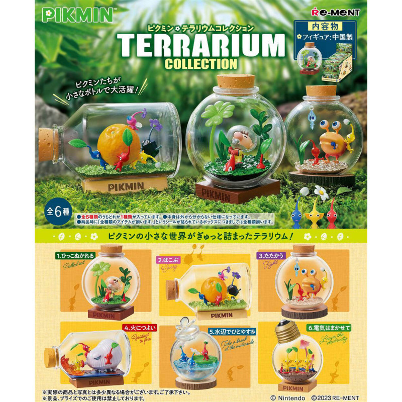 Re-Ment Pikmin Terrarium Collection