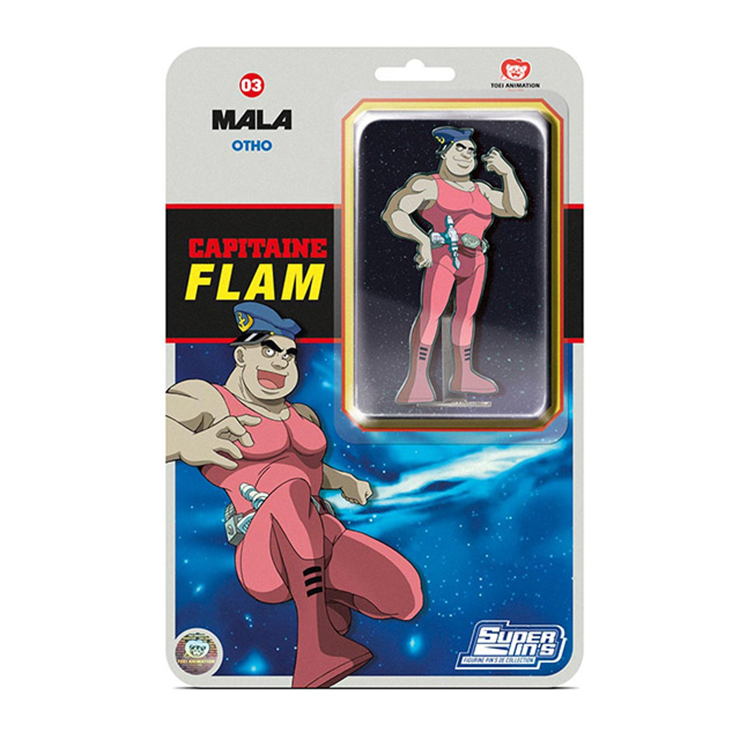 Capitaine Flam Super Pin's Mala Otho