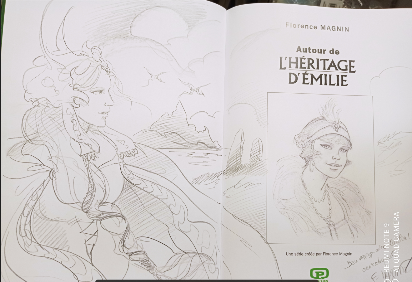 AUTOUR DE L'HERITAGE D'EMILIE PRÉ-DÉDICACÉ 