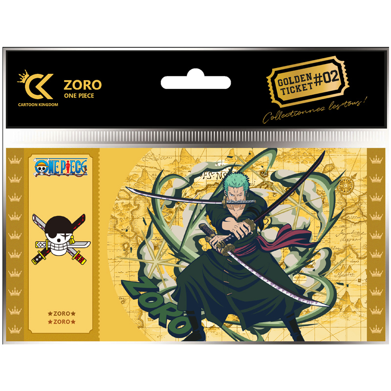 Golden Ticket One Piece Roronoa Zoro