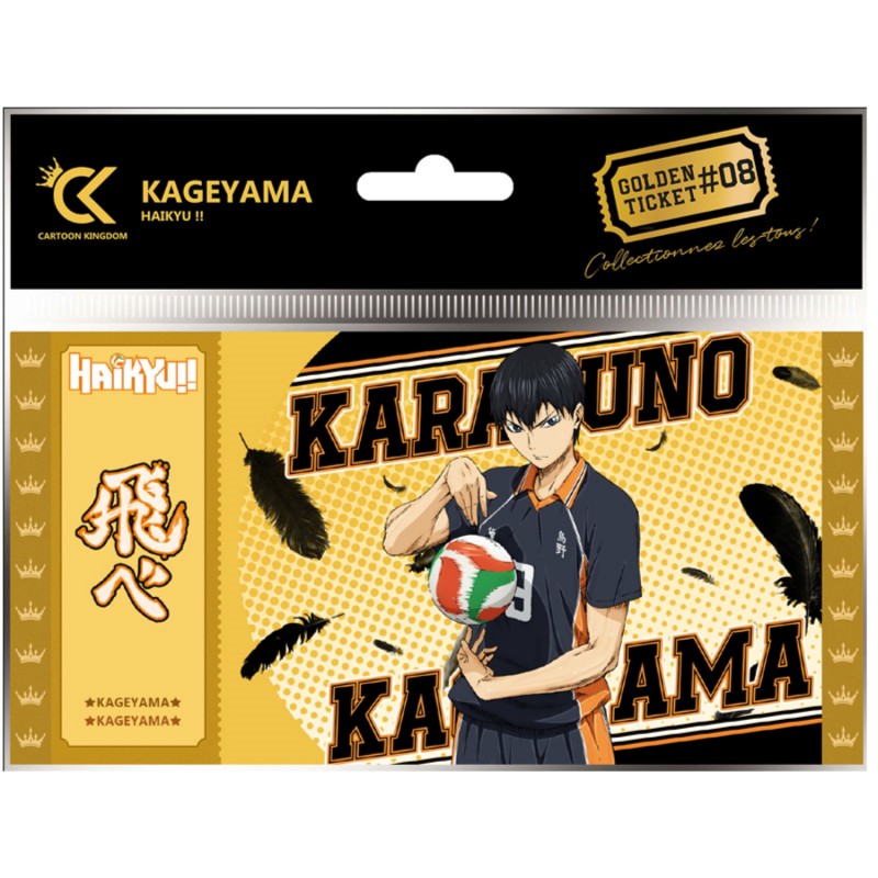 Golden Ticket Haikyu!! Kageyama #08