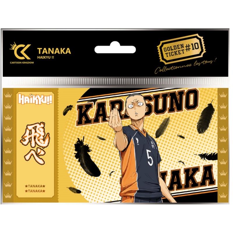 Golden Ticket Haikyu!! Tanaka #10