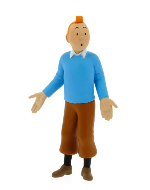 FIGURINE TINTIN PULL BLEU