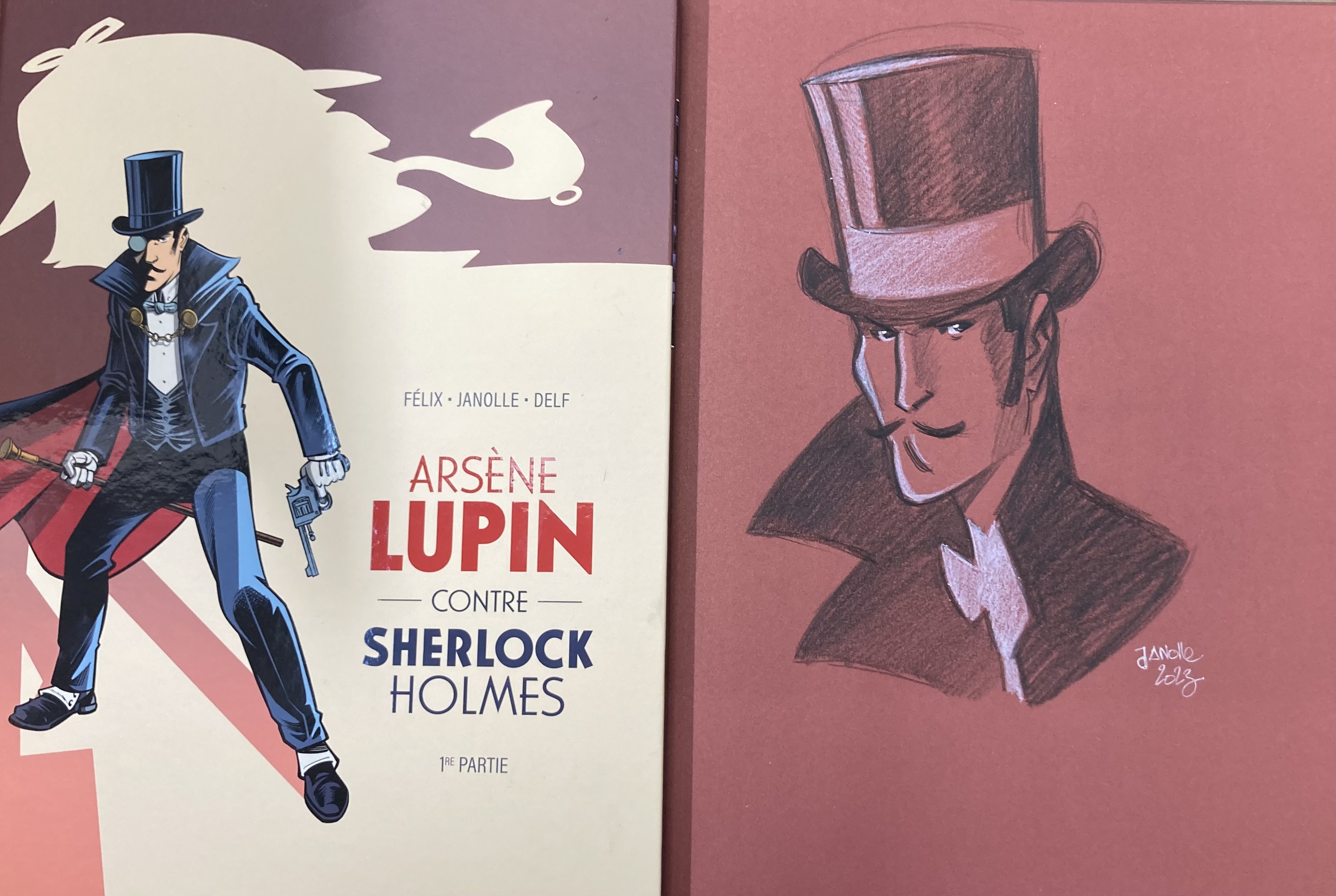 ARSENE LUPIN CONTRE SHERLOCK HOLMES TOME 1 DÉDICACÉ N°5