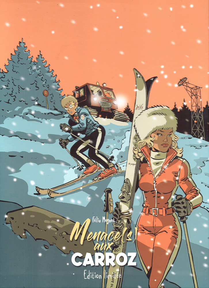 FANFOUÉ PRÉSENTE MENACE(S) AUX CARROZ EDITION LIMITEE SOUS COFFRET AVEC UN EX-LIBRIS SIGNE ET UN EX-LIBRIS EXCLUSIF PULP'S BD