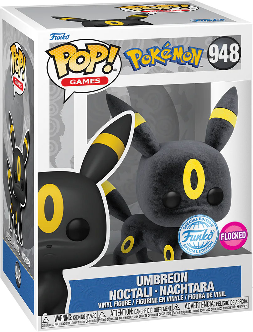 Umbreon Noctali Nachtara Flocked 948