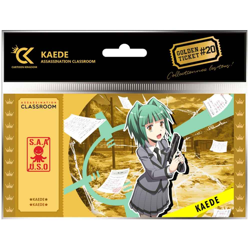 Golden Ticket Assassination Classroom Kaede #20