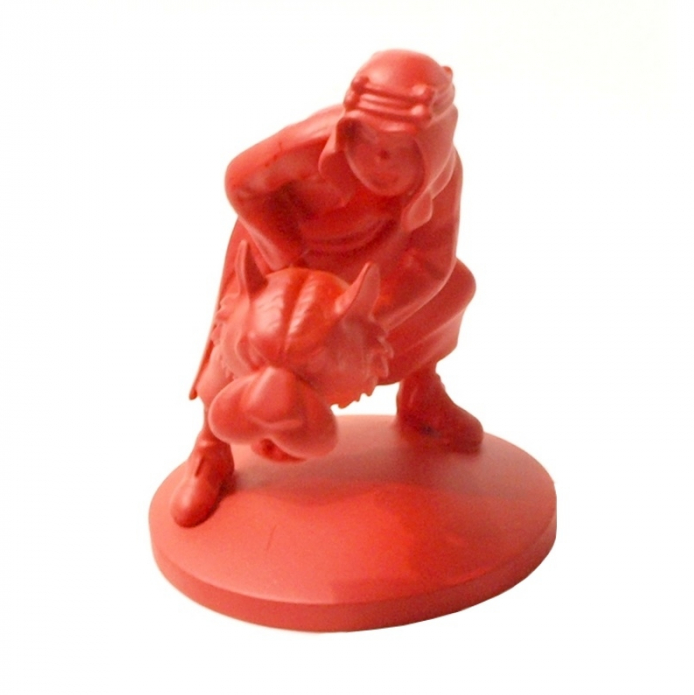 TINTIN FIGURINE EN RESINE : ABDALLAH ROUGE