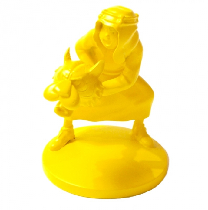 TINTIN FIGURINE EN RESINE : ABDALLAH JAUNE