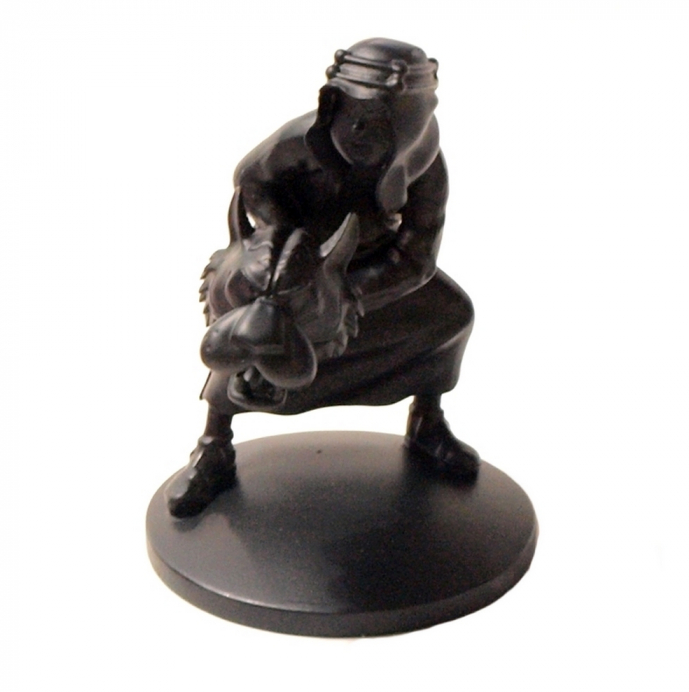 TINTIN FIGURINE EN RESINE : ABDALLAH NOIR