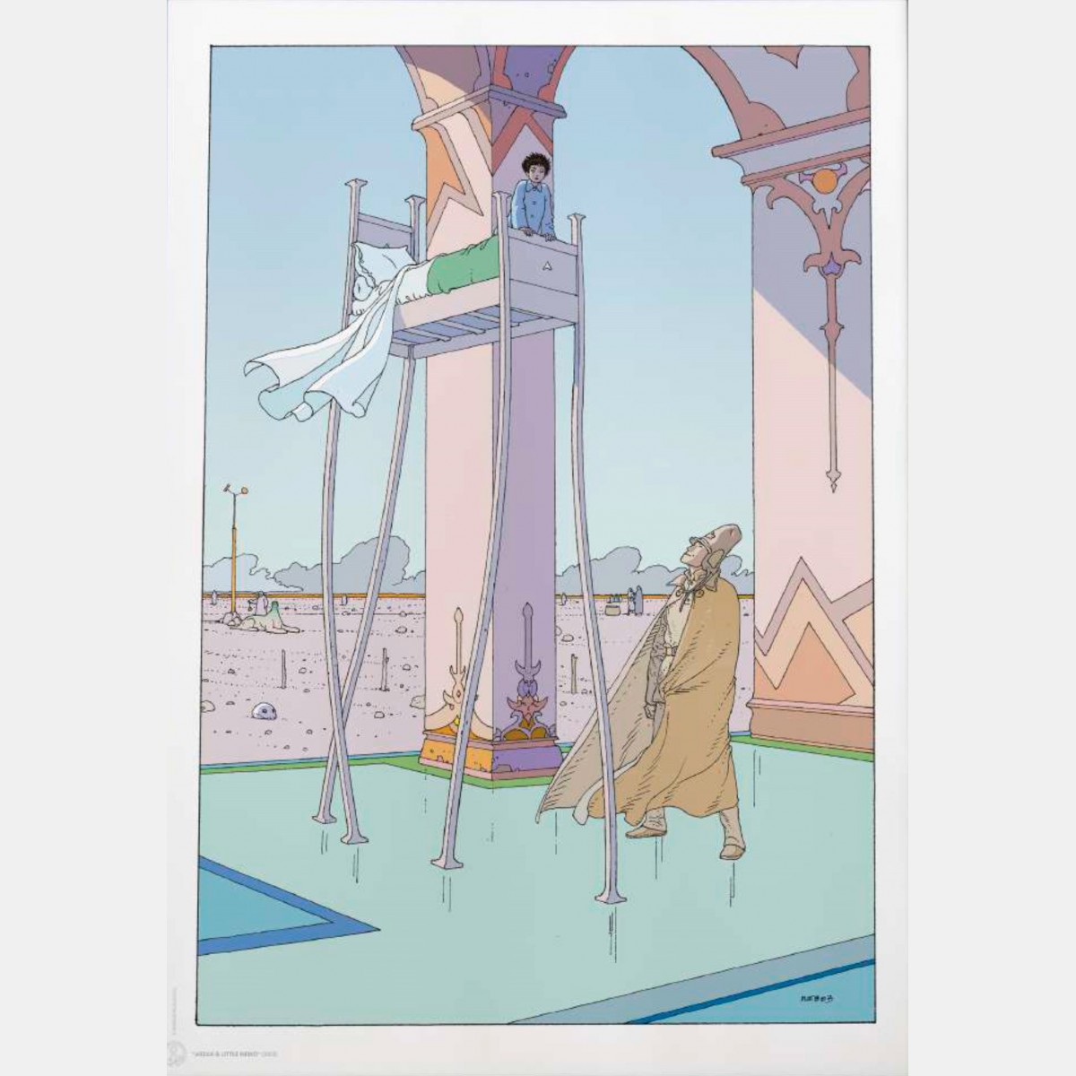 AFFICHE MOEBIUS ARZAK - ARZAK & LITTLE NEMO