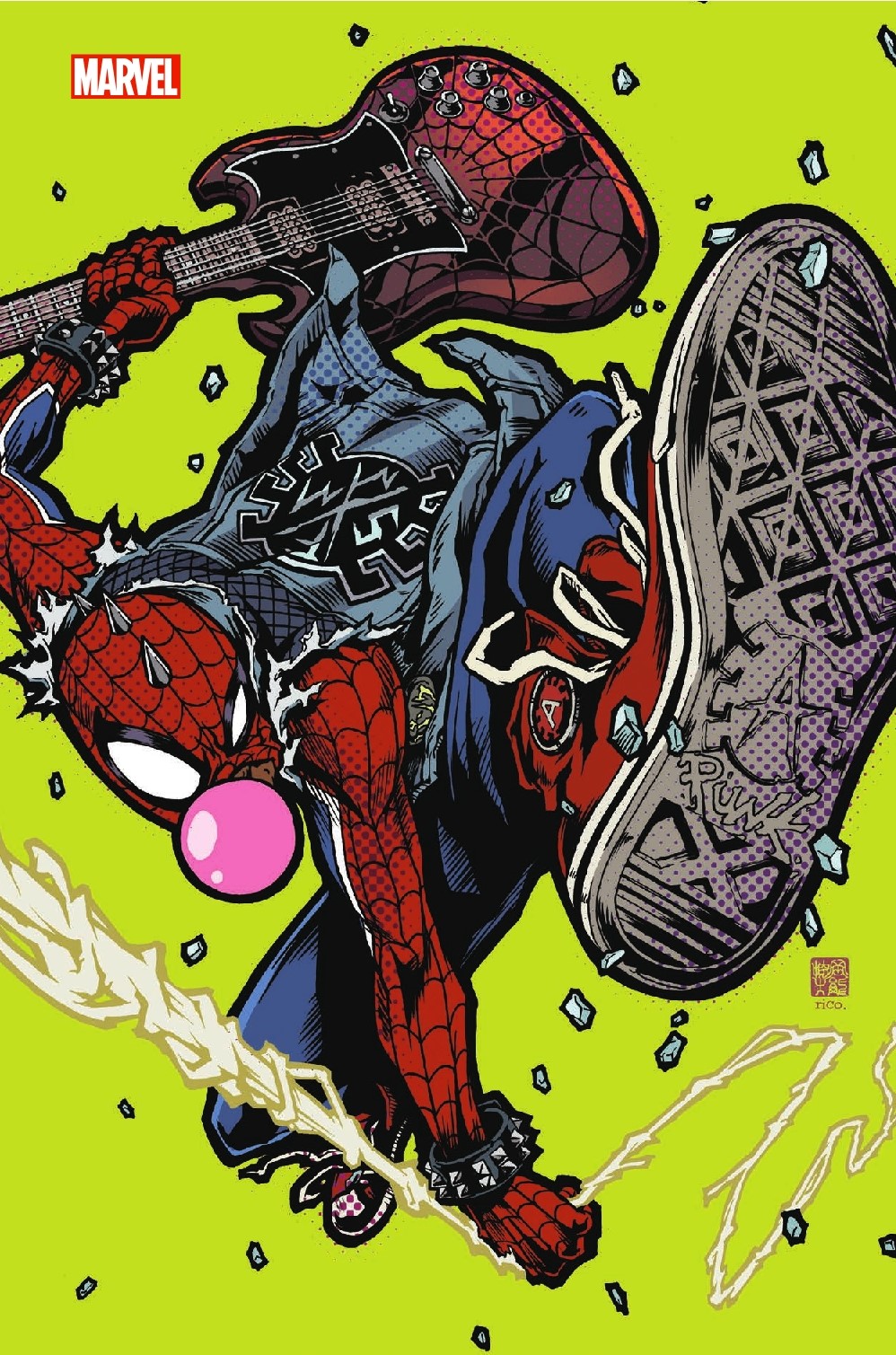 SPIDER-PUNK ÉDITION SPÉCIALE PULP'S COMICS PLUS PRINT EXCLUSIF