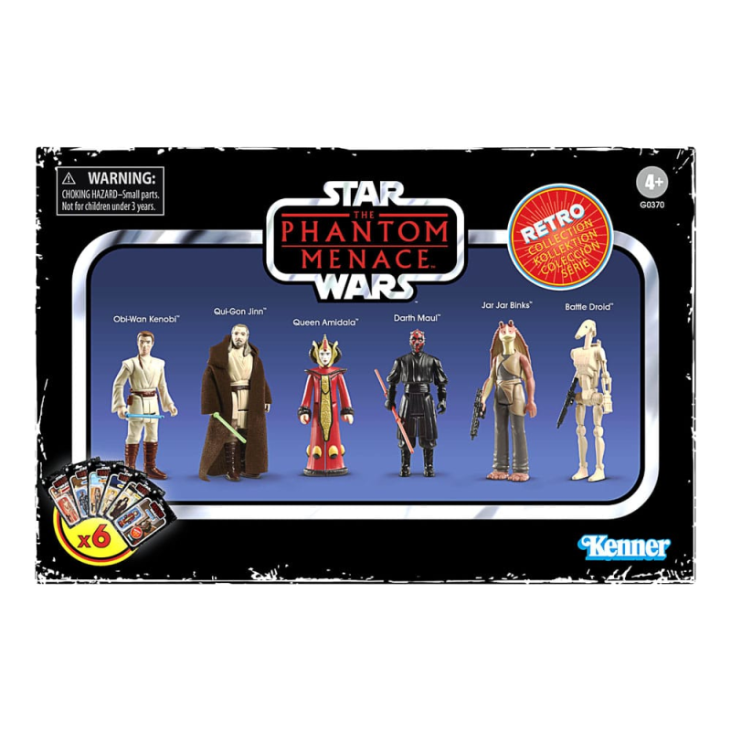 6-Pack Star Wars The Phantom Menace Retro Collection