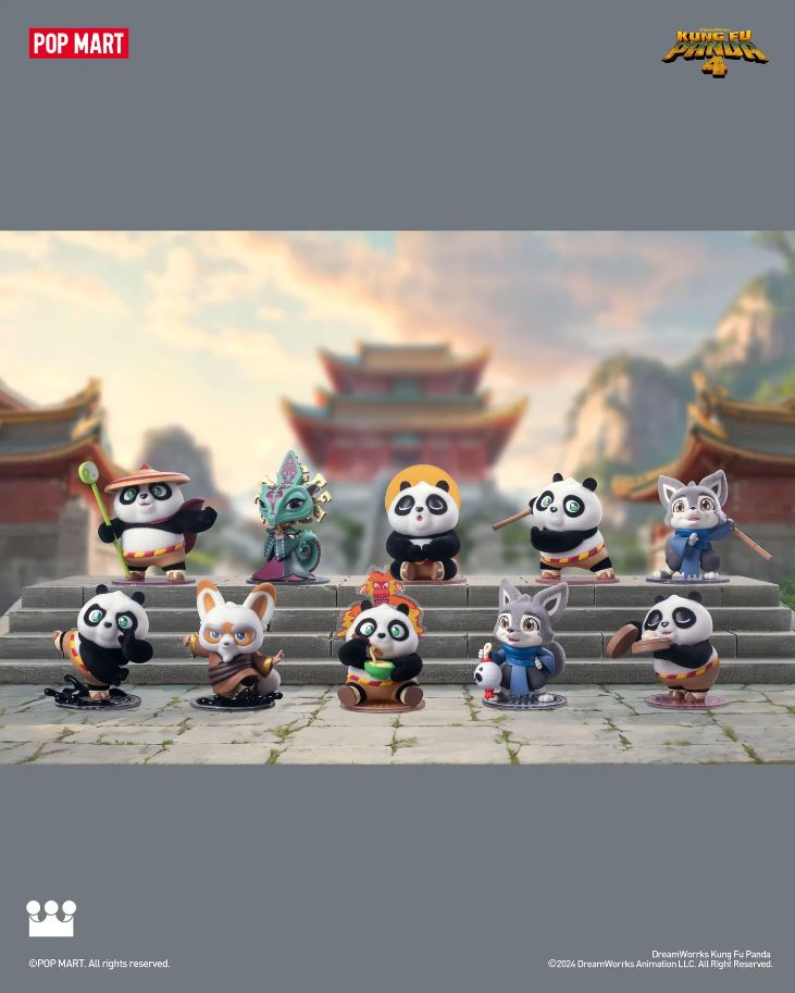 Pop Mart x Kung Fu Panda 4