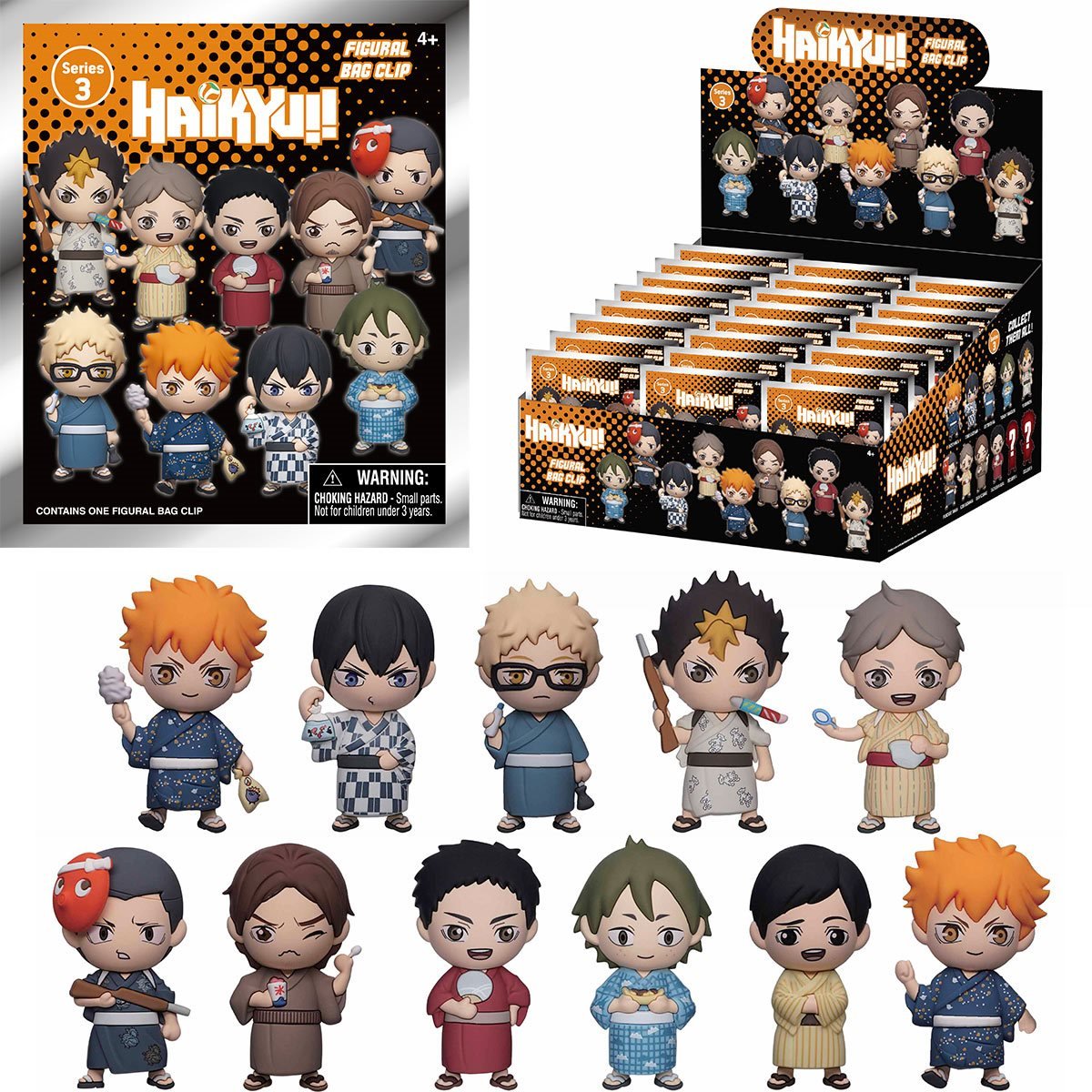 MONOGRAM BAG-CLIP HAIKYU!! SERIES 3