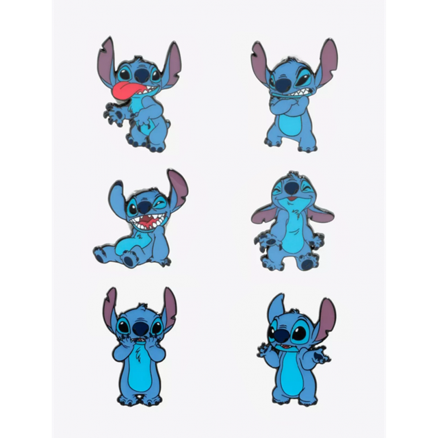 Blind Box Pin's Stitch Funny Faces