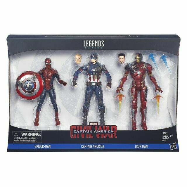 3-pack Spider-Man / Captain America / Iron Man