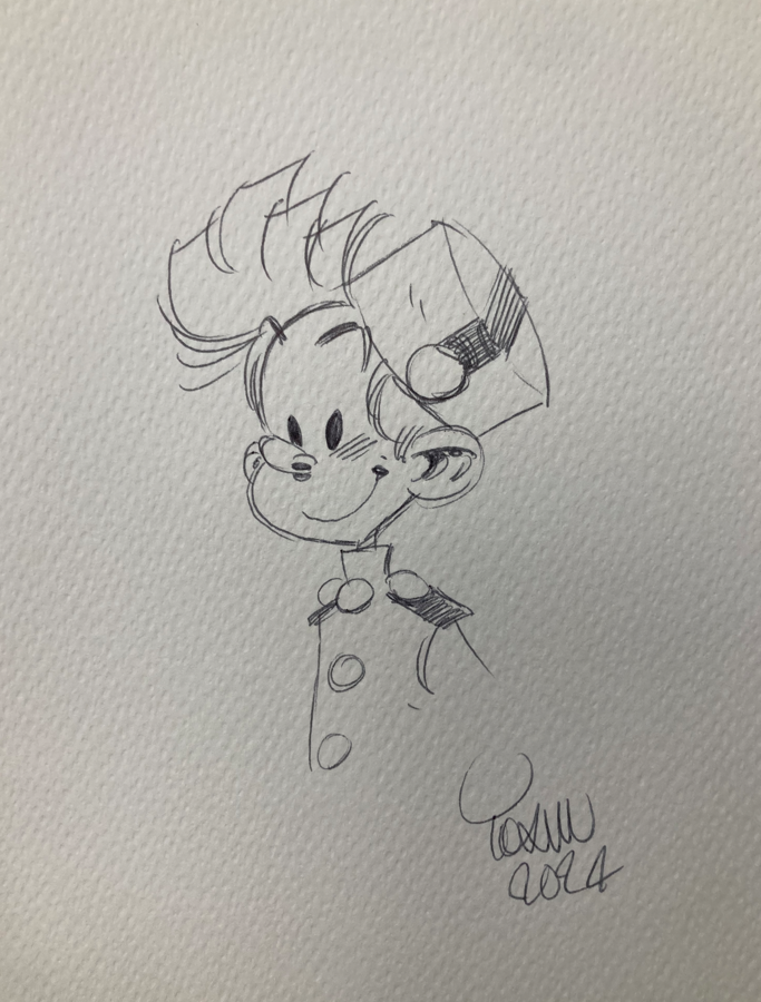 DESSIN ORIGINAL DE SPIROU PAR YOANN N°5