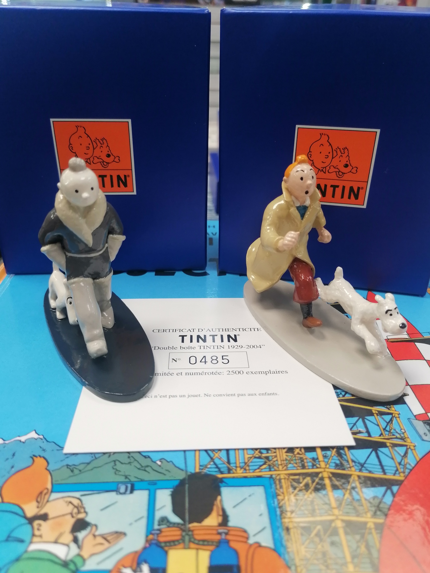 FIGURINE PIXI Double Boite Tintin 1929 2004