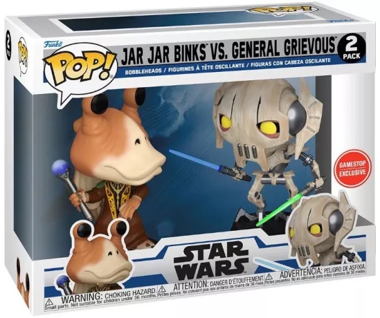 2-Pack Jar Jar Binks Vs General Grievous