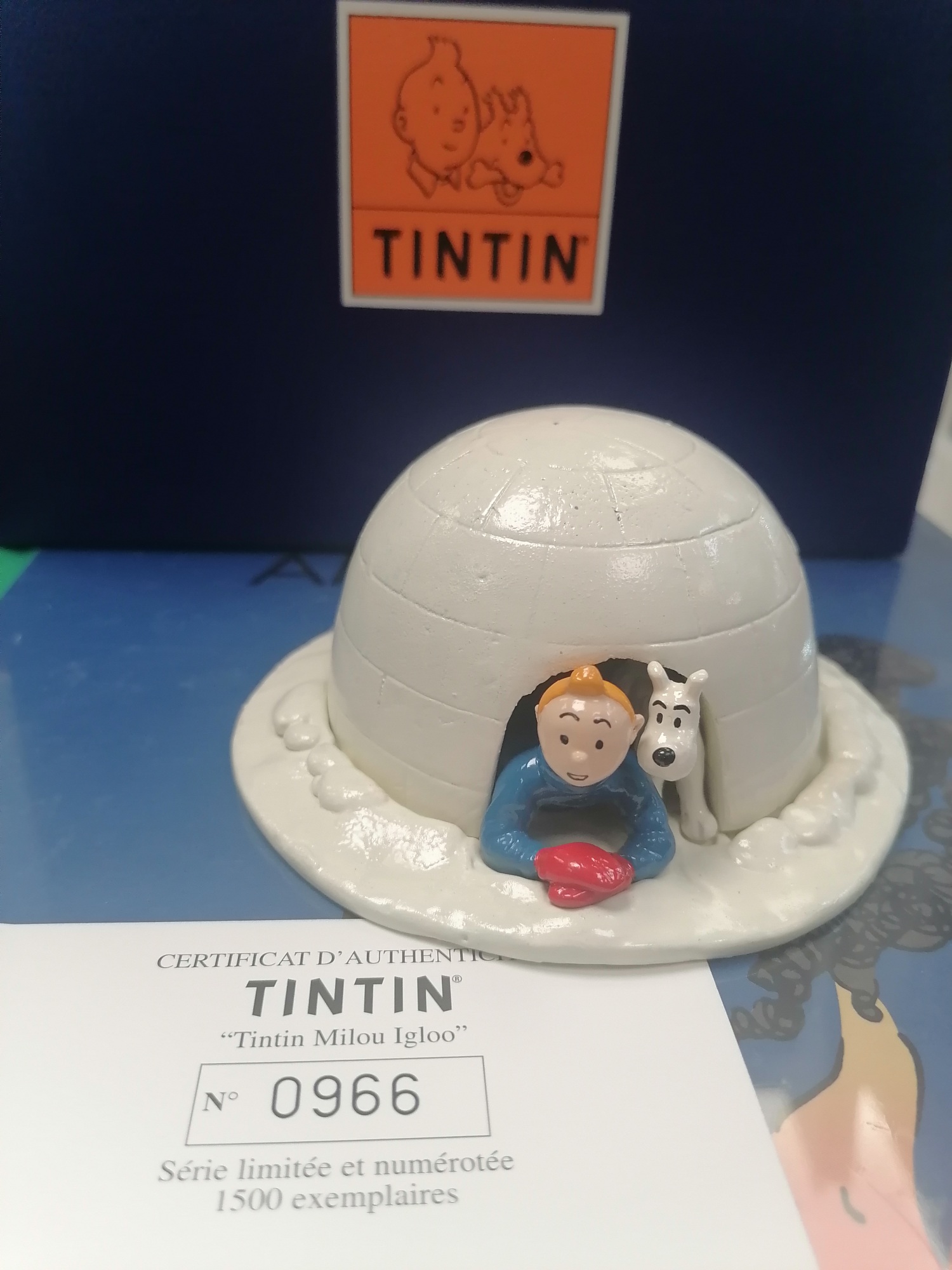 FIGURINES PIXI TINTIN : MILOU IGLOO