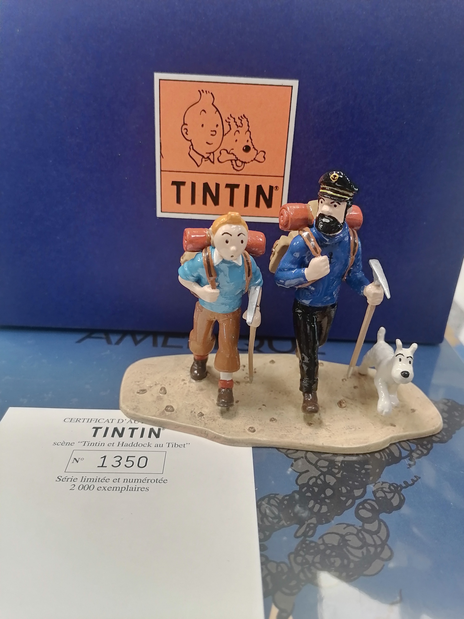 FIGURINES PIXI TINTIN : TINTIN ET HADDOCK AU TIBET