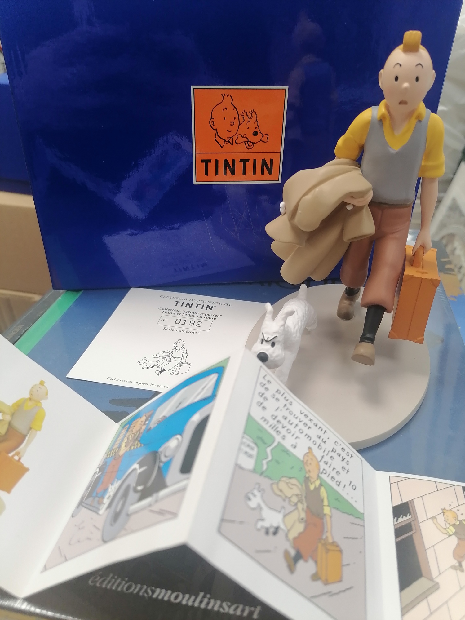 FIGURINES PIXI TINTIN : EN ROUTE