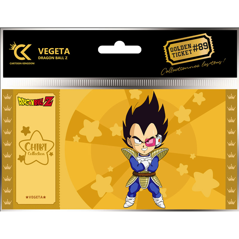 Golden Ticket Dragon Ball Z Chibi Vegeta