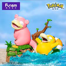 Pokemon Prime Figure Psyduck & Slowpoke / Psykokwak & Ramoloss