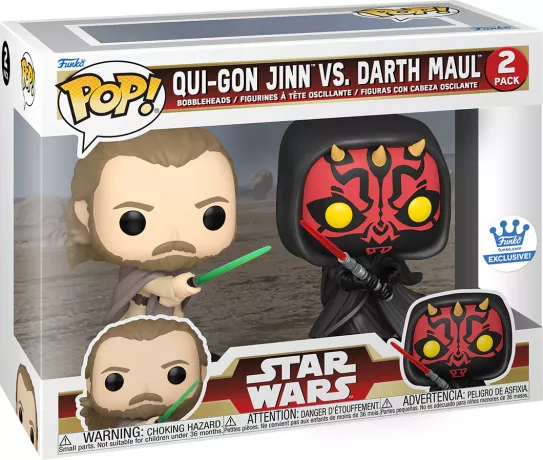 2-pack Qui-Gon Jinn Vs Darth Maul