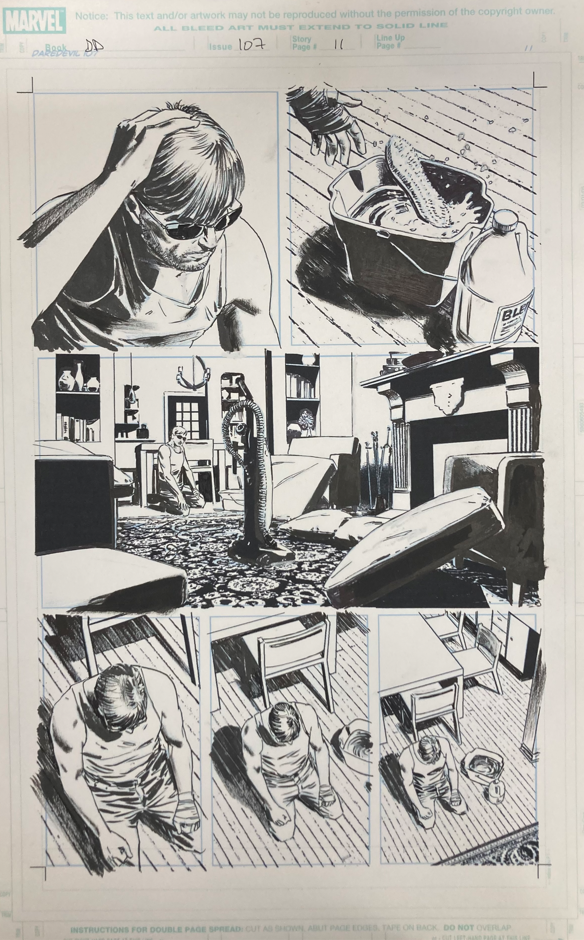 DAREDEVIL ISSUE 107 PAGE 11 ORIGINAL BY LARK