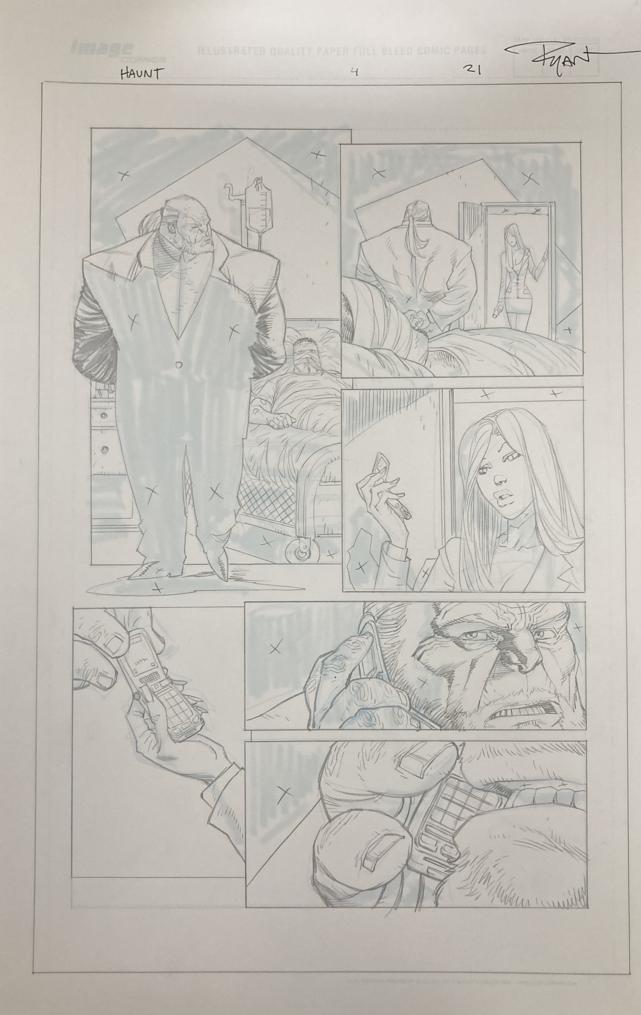 HAUNT ISSUE 4 PAGE 21 ORIGINAL BY RYAN OTTLEY