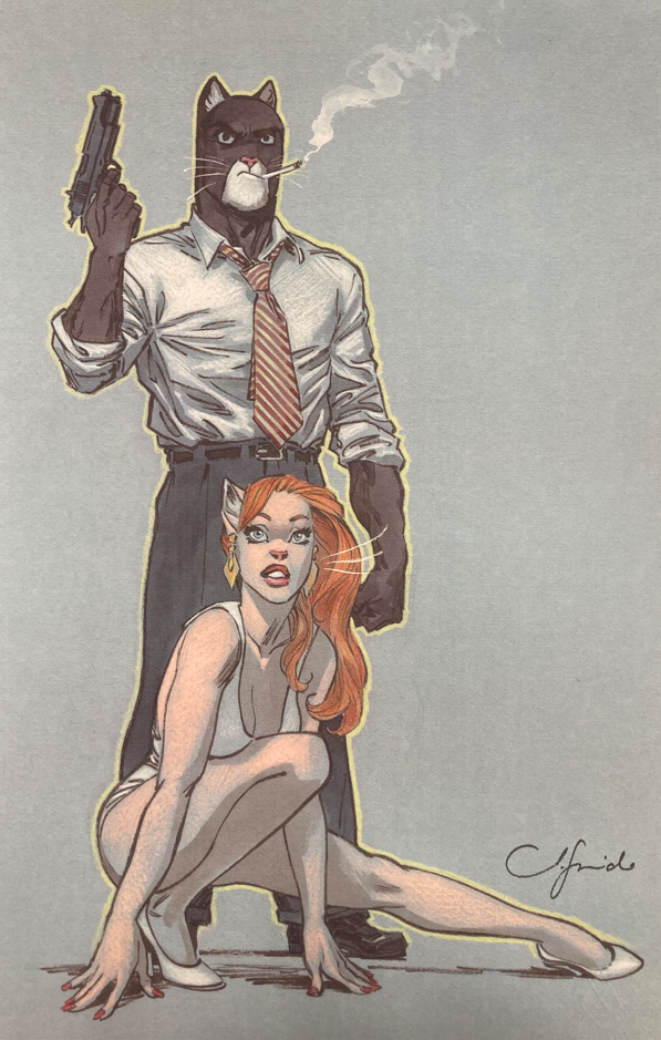 BLACKSAD PRINT N°2 SIGNÉ PAR JUANJO GUARNIDO