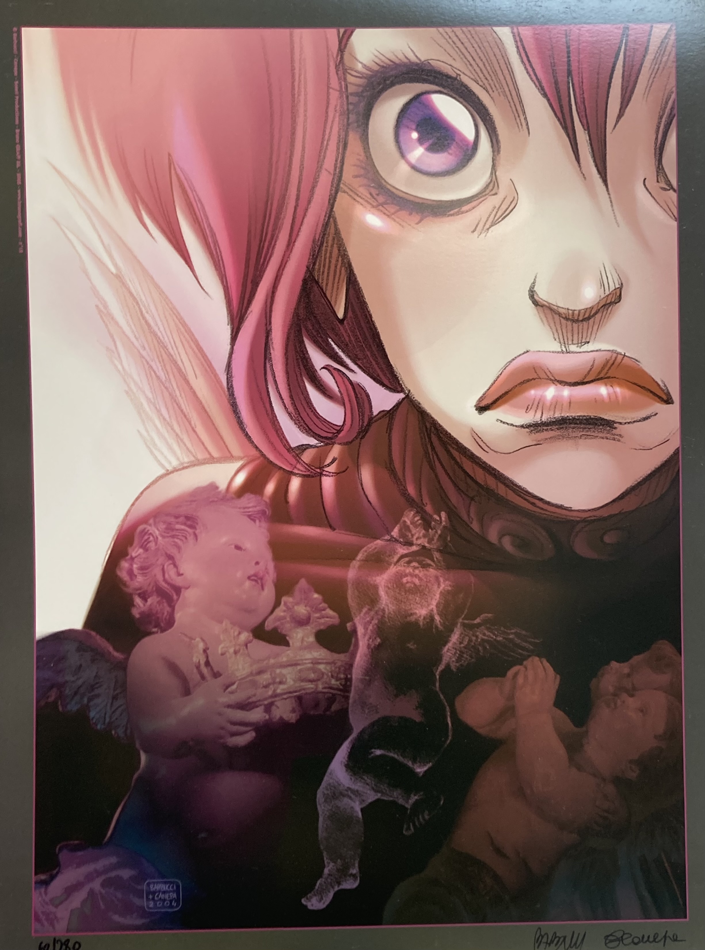 PRINT SKYDOLL N°2 SIGNÉ PAR BARBUCCI ET CANEPA