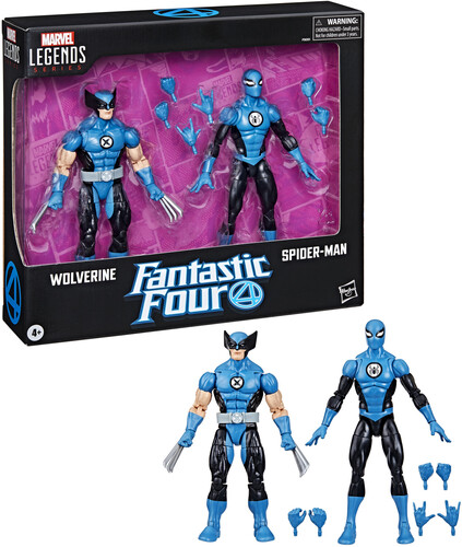 Marvel Legends Wolverine & Spider-Man Fantastic Four 2-Pack