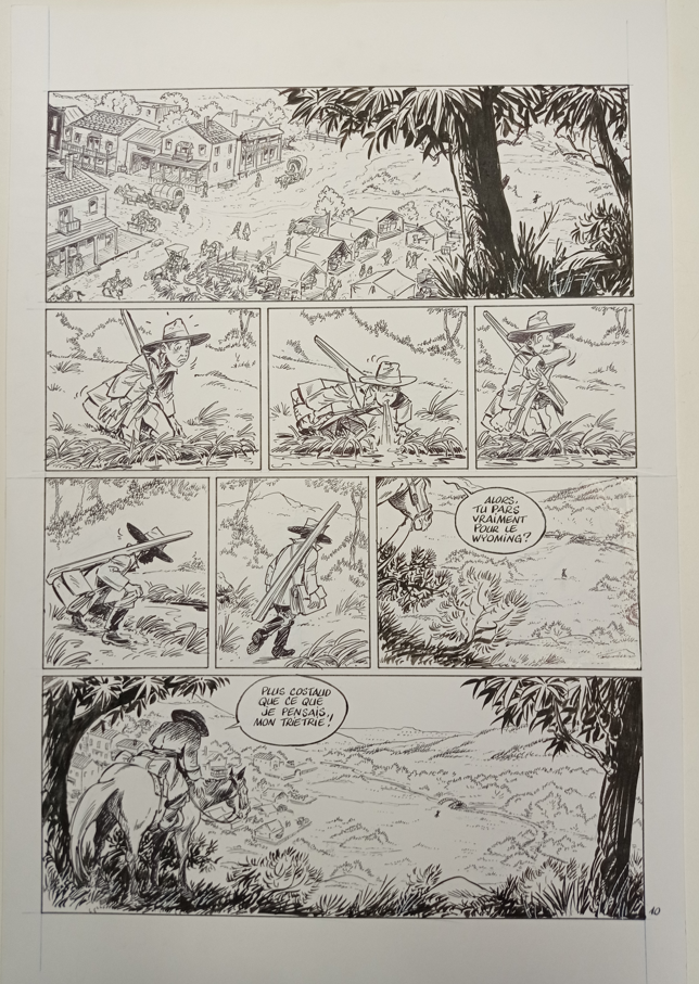 PAGE N°10 DE GUNTHRIE ORIGINAL PAR SERGE CARRERE