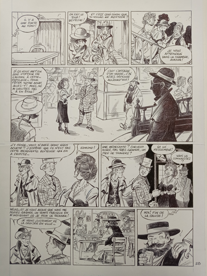 PAGE N°28 DE GUNTHRIE ORIGINAL PAR SERGE CARRERE