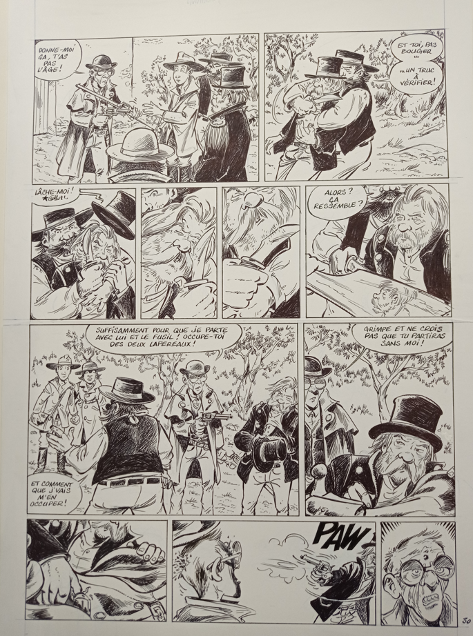 PAGE N°30 DE GUNTHRIE ORIGINAL PAR SERGE CARRERE