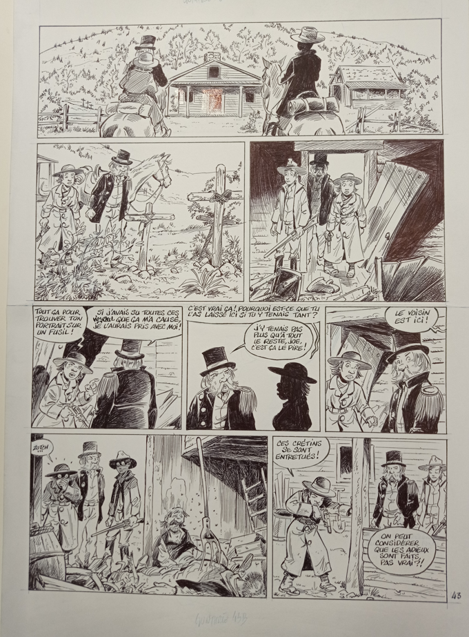 PAGE N°43 DE GUNTHRIE ORIGINAL PAR SERGE CARRERE