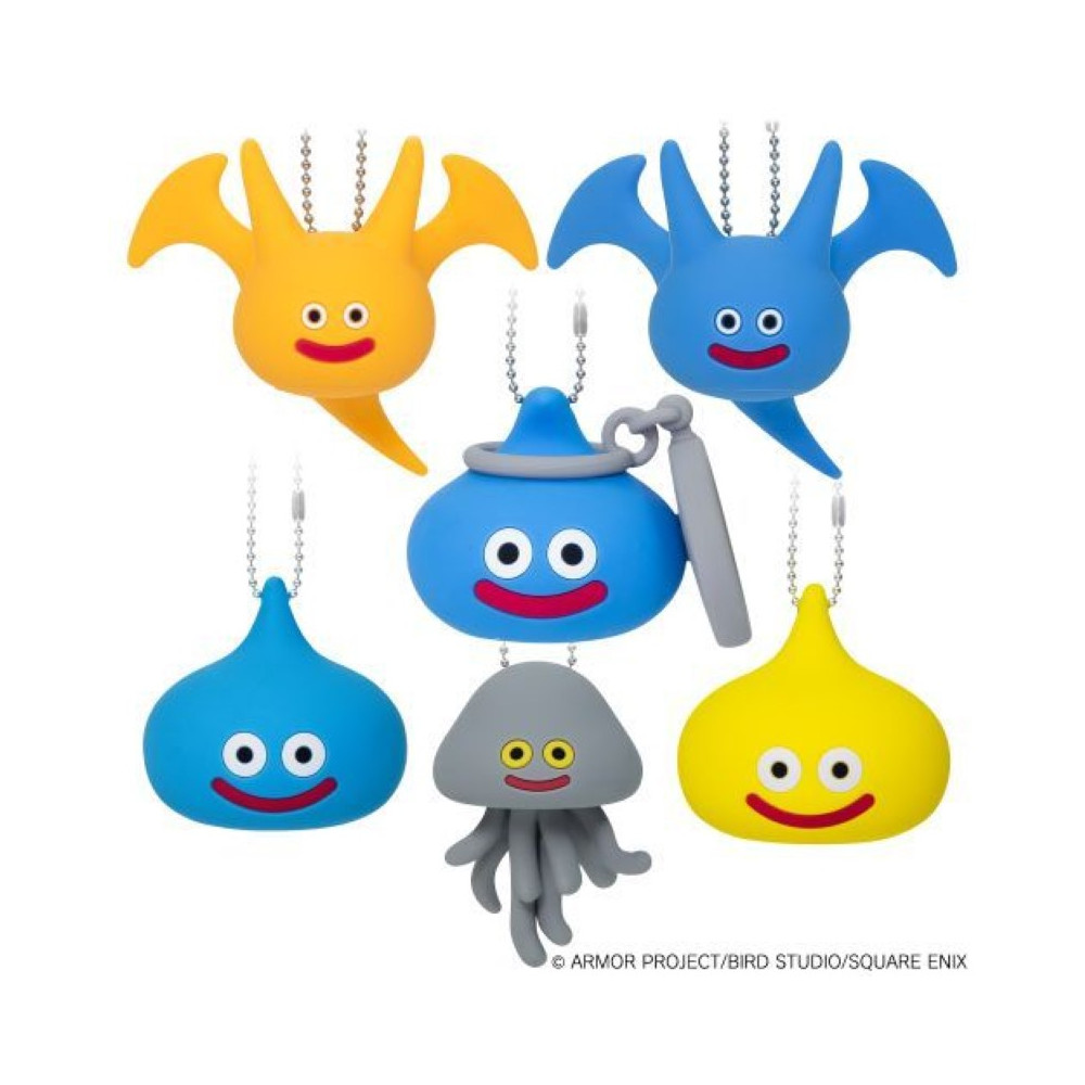 DRAGON QUEST SOLID SILICON MONSTER KEY RING