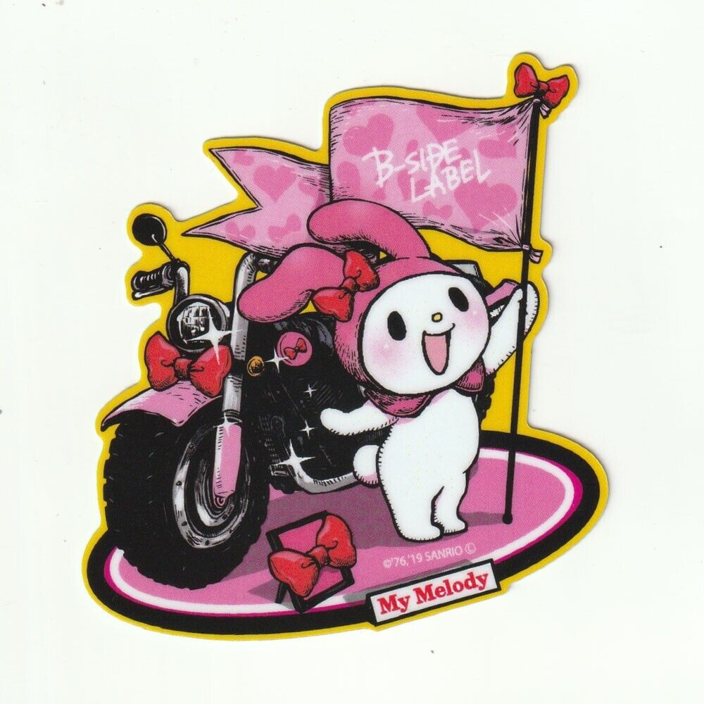 Biker My Melody Sticker