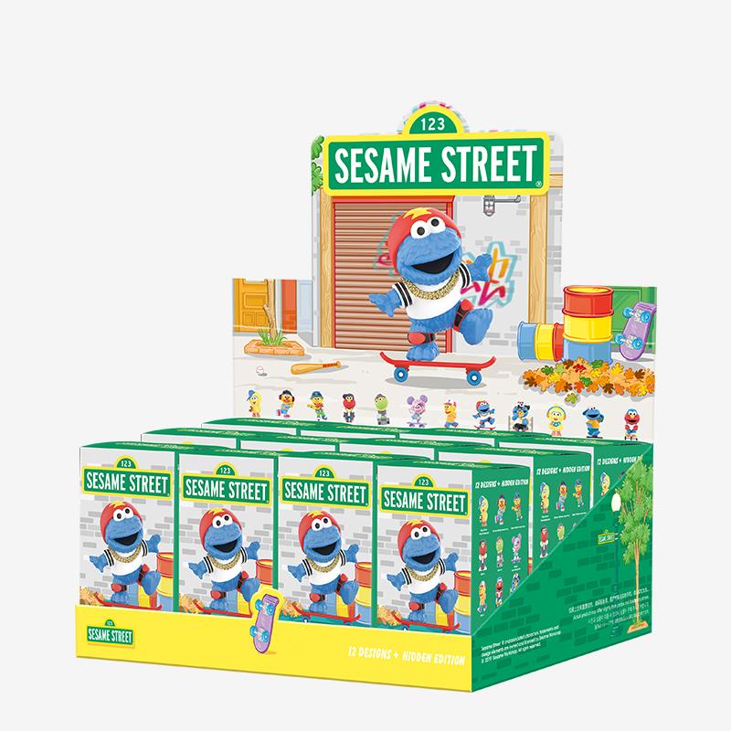 Pop Mart X Sesame Street Monster Skateboard