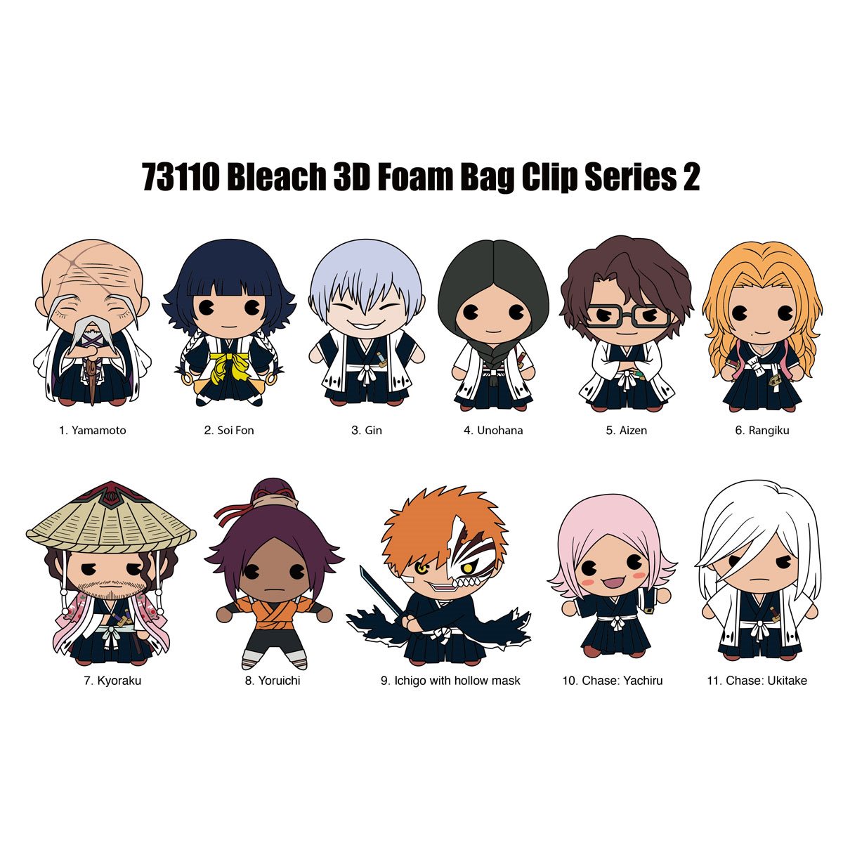 Monogram Bag-Clip Bleach Series 2