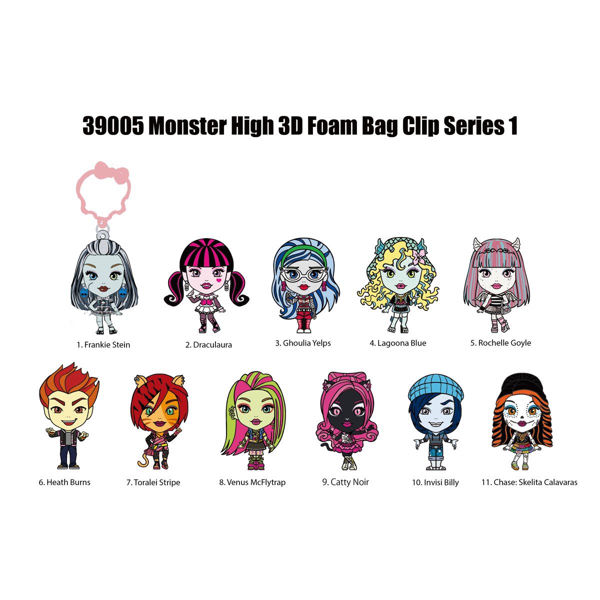 Monogram Bag-Clip Monster High Series 1