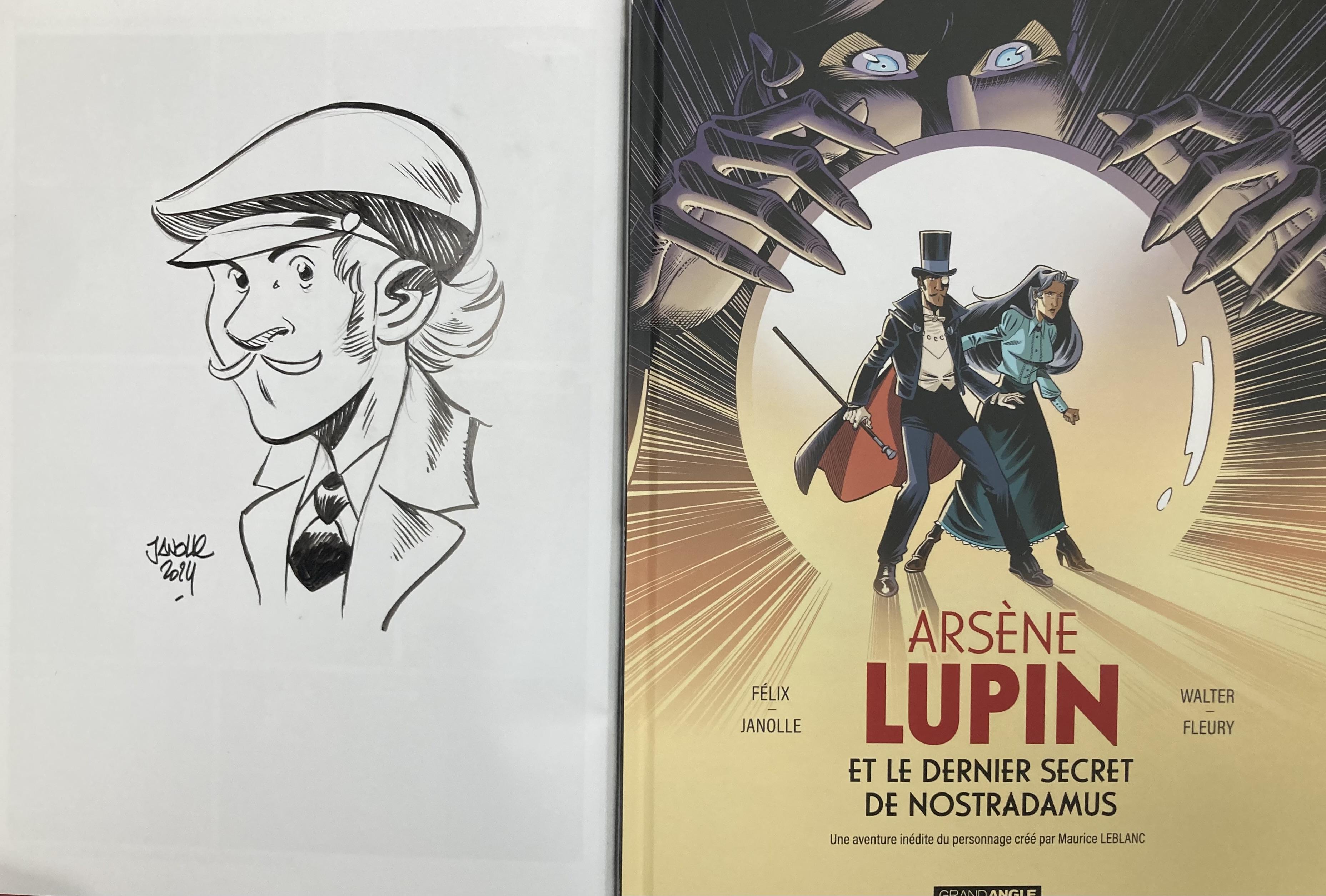 ARSENE LUPIN ET LE DERNIER SECRET DE NOSTRADAMUS DÉDICACÉ N°2