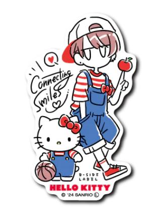 Connecting Smiles Hello Kitty Sticker