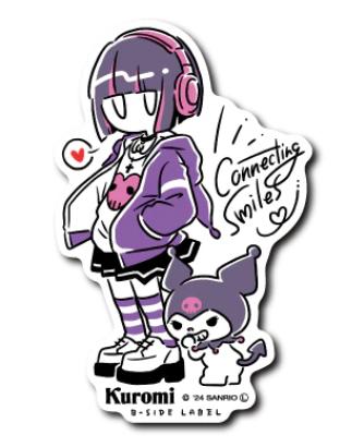 Collecting Smiles Kuromi Sticker